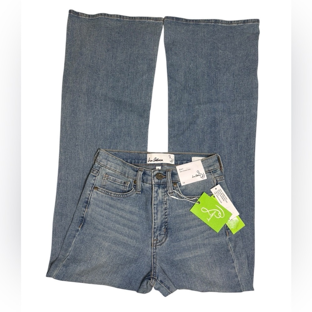 Sam Edelman Bay High Rise Flared-Leg Trouser Jeans | Sz 24